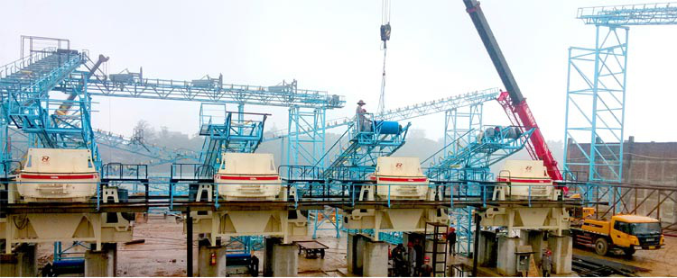 PLS系列立式?jīng)_擊破碎機(jī)應(yīng)用案例